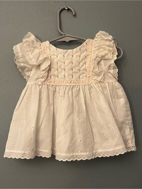 Vintage Polly Flinders Eyelet Dress